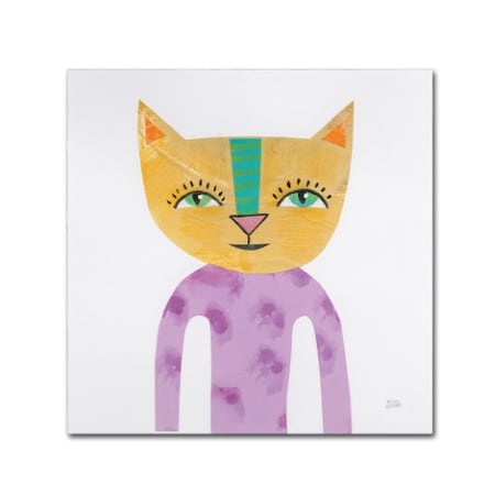 Melissa Averinos 'Cool Cats IV' Canvas Art,35x35